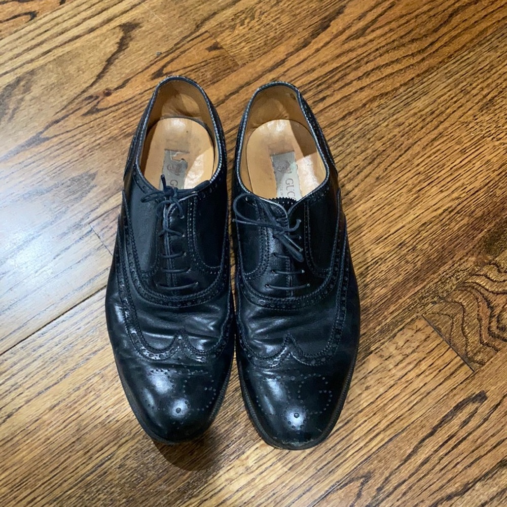 Gucci *vintage* Mens Oxford Wingtip Shoes 1986